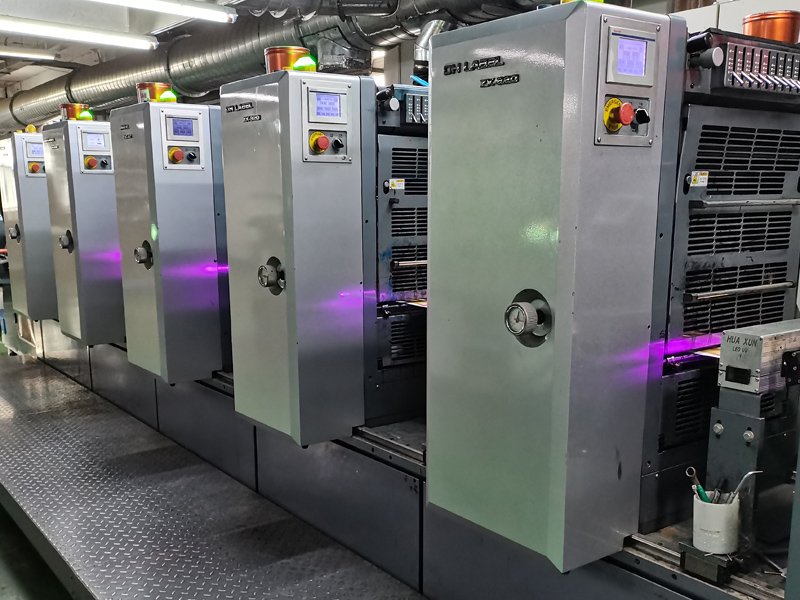 with this rotary label printing machine, we can print maximum 6 colors at one time on paper and plastic adhesive label rolls