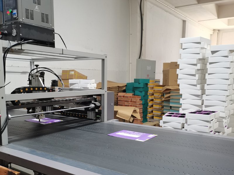 with rigid box production machine, we paste printed or foil logo paper on rigid paperboard, then we will do rigid gift boxes