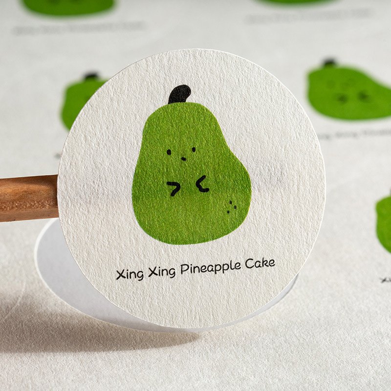 specialty textured paper label material