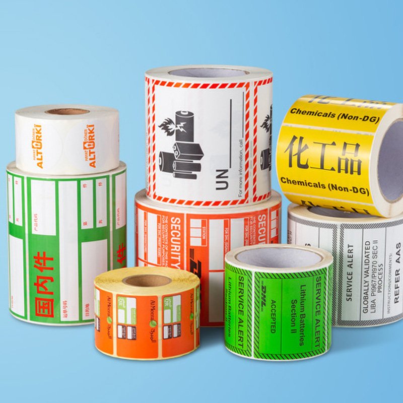 thermal paper adhesive label material