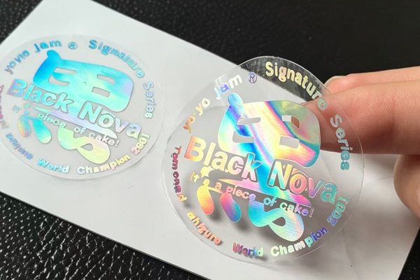 hologram foil stamping sticker