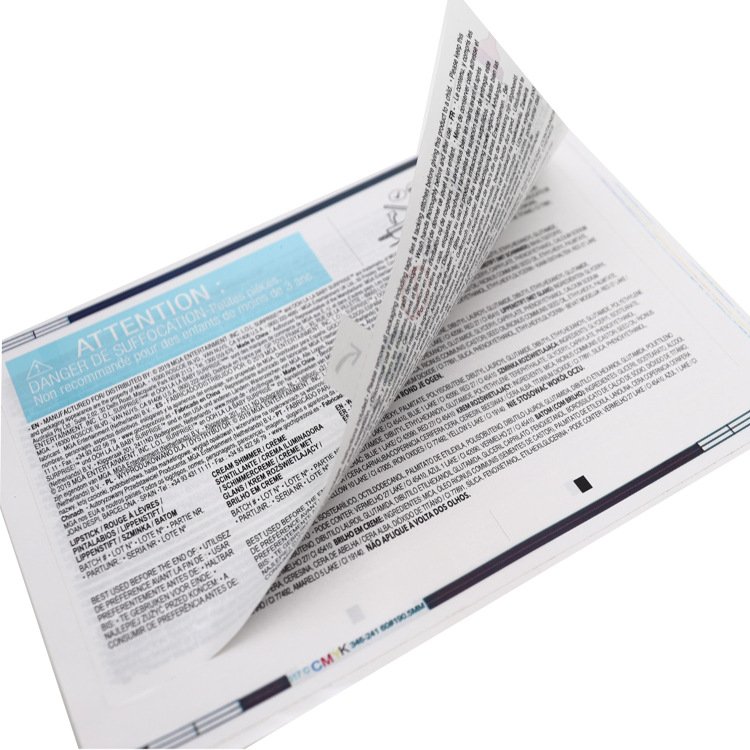multi-layer adhesive label for medicine