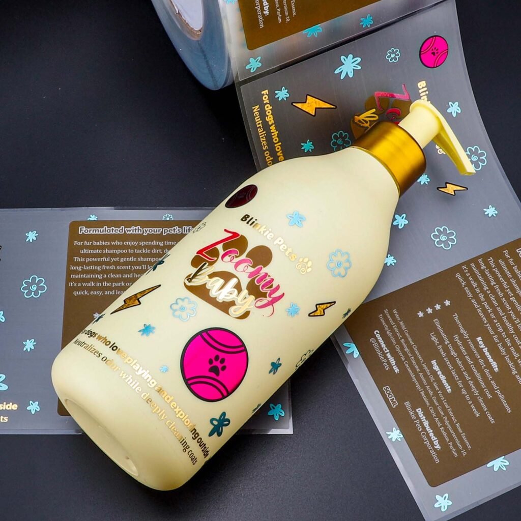 Pet Shampoo Label