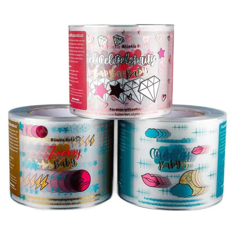 waterproof transparent adhesive label in roll