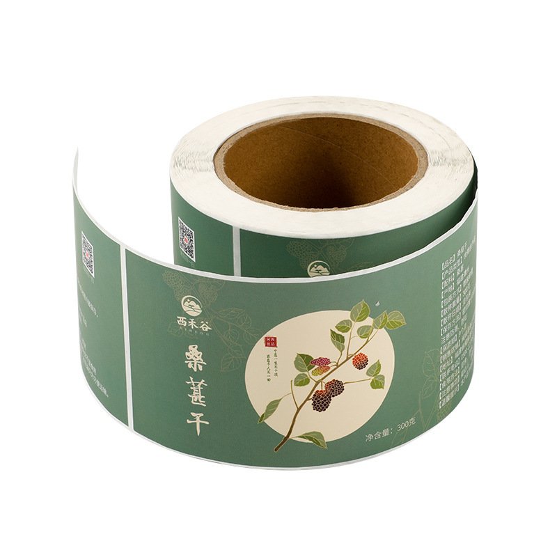 custom waterproof food packaging label