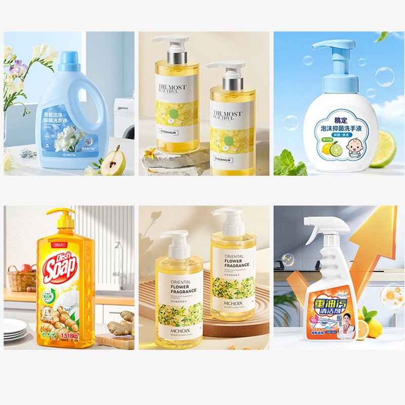 Custom Detergent Bottle Adhesive Label