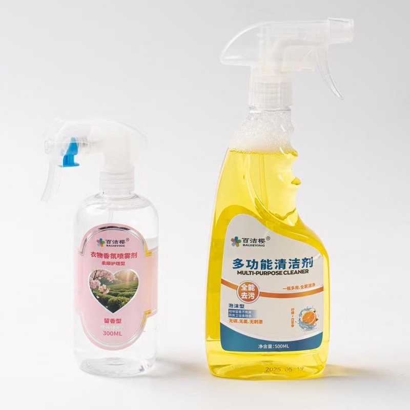 etiqueta adhesiva personalizada para botella de detergente