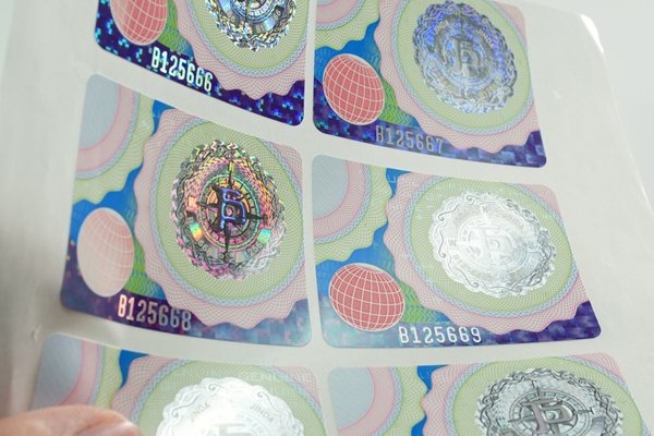 custom variable data printing adhesive label