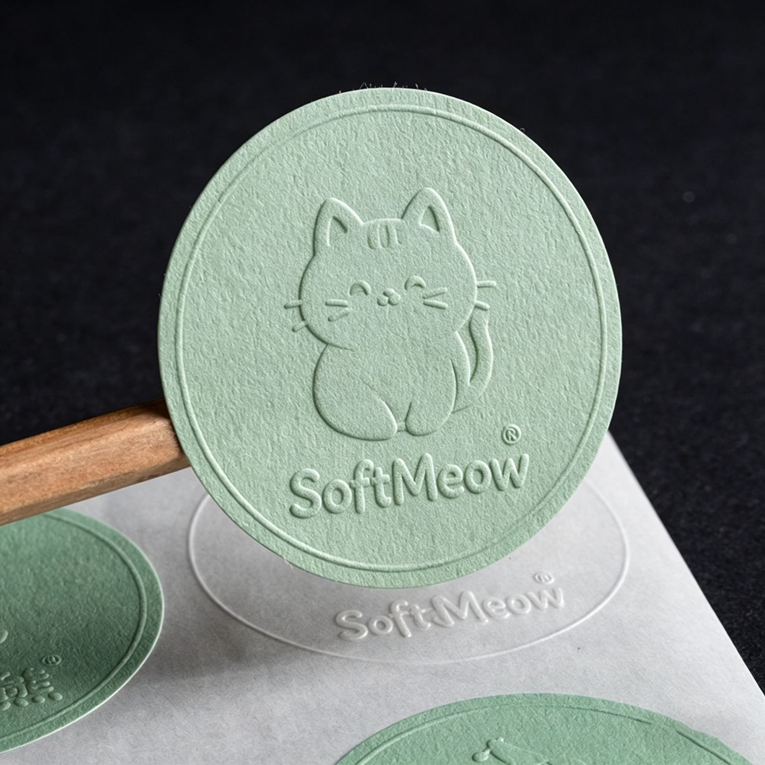 Custom Small-batch Embossed Stickers Wholesale