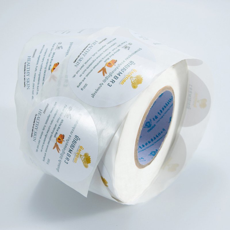 Custom Printed Adhesive Labels for Cosmetics