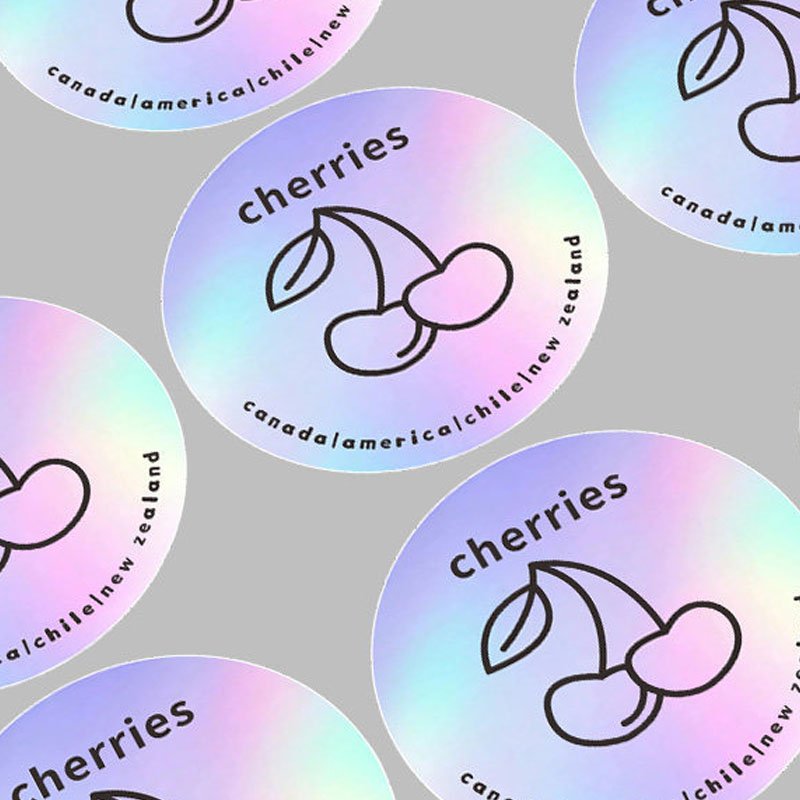 Custom Holographic Adhesive Stickers