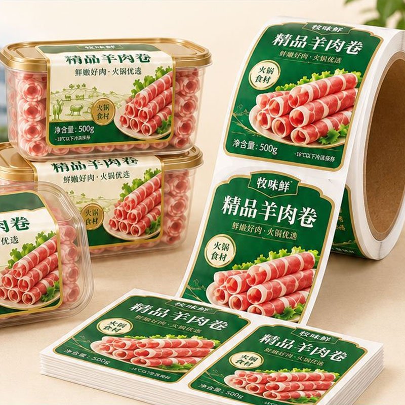 waterproof frozen food label